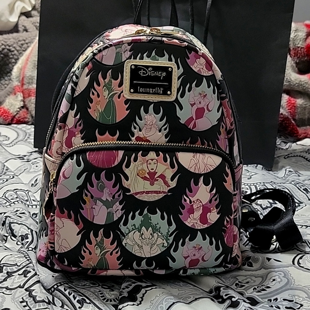 Villians loungefly mini backpack